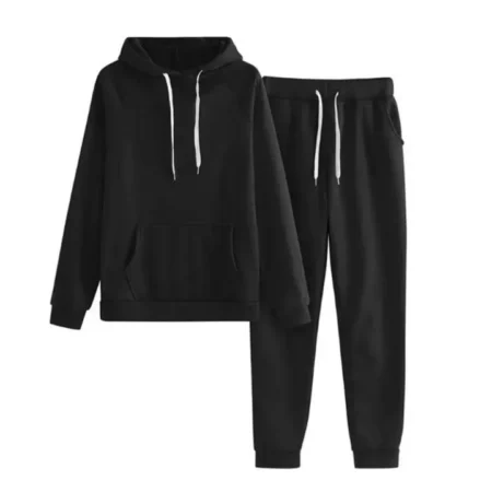 Black winter Tracksuit for men