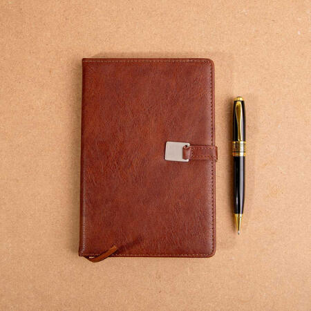 Leather Texture Personalized Diary