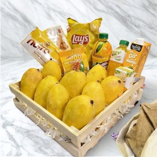 Premium Mango Wooden Tray Basket